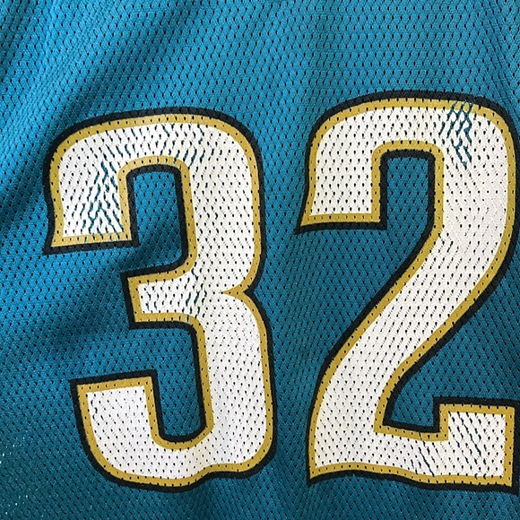 Jacksonville Jaguars reebok Prowler Throwback Custom Game Jersey - Teal - Picture 7 of 8